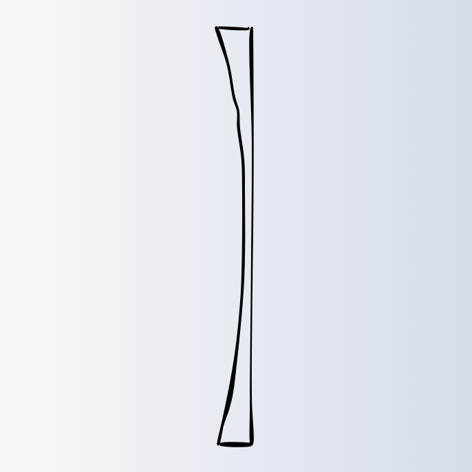 Tynnere glass